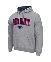 Colosseum Men's Heather Gray Florida Atlantic Owls Arch Logo 3.0 Pullover Hoodie