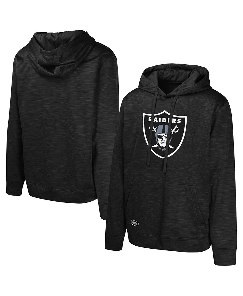 Outerstuff Men's Black Las Vegas Raiders Streak Fleece Pullover Hoodie