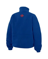 Wear by Erin Andrews Royal Buffalo Bills Polar Fleece Half-Zip Jacket