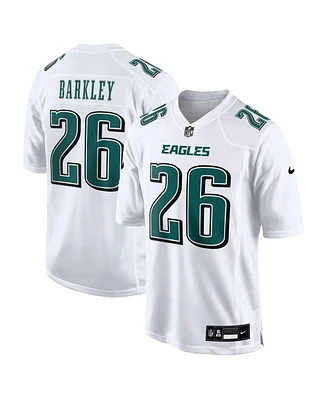 Nike Men's Saquon Barkley Tundra White Philadelphia Eagles Fashion Game Jersey