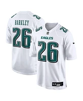 Nike Men's Saquon Barkley Tundra White Philadelphia Eagles Fashion Game Jersey