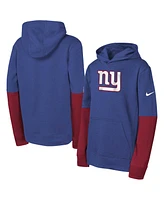 Nike Big Boys and Girls Royal New York Giants Club Pullover Hoodie