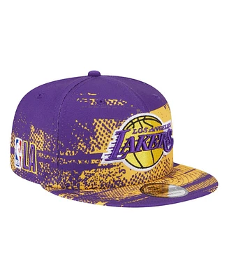 New Era Men's Purple Los Angeles Lakers Tip-Off 9FIFTY Snapback Hat