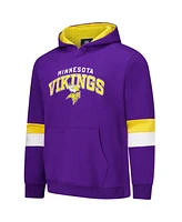 G-iii Sports by Carl Banks Men's Purple/Gold Minnesota Vikings Adaptive Faceoff Pullover Hoodie