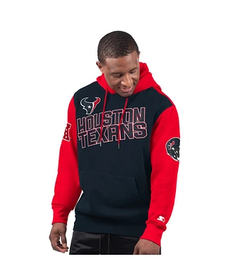 Starter Men's Navy Houston Texans Extreme Pullover Hoodie