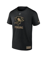 Fanatics Men's Black Pittsburgh Penguins 2024 Military Appreciation T-Shirt