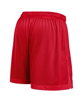 Nike Men's Scarlet/Heather Gray Ohio State Buckeyes Player Reversible Shorts