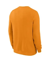 Nike Men's Tennessee Orange Volunteers Legacy Classic Tackle Twill Embroidered Arch Over Logo Pullover Sweatshirt