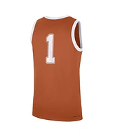 Nike Men's 1 Texas Orange Texas Longhorns Road Replica Jersey