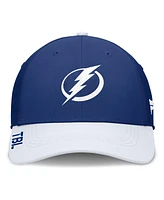 Fanatics Men's Blue/White Tampa Bay Lightning Authentic Pro Rink Flex Hat