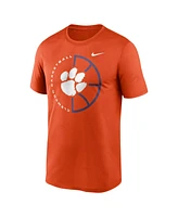 Nike Men's Orange Clemson Tigers Legend Basketball Icon Performance T-Shirt