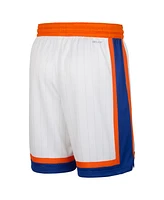 Nike Men's White New York Knicks 2024/25 City Edition Swingman Shorts