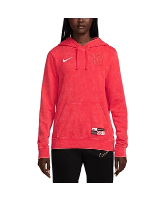 Nike Women's Red Liverpool 2024/25 Third Club Fleece Pullover Hoodie