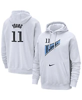 Nike Men's Trae Young White Atlanta Hawks 2024/25 Name Number Pullover Hoodie