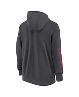 Jordan Men's Anthracite Oklahoma Sooners 2024 Sideline Full-Zip Hoodie