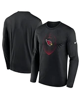 Nike Men's Black Arizona Cardinals Legend Icon Long Sleeve T-Shirt