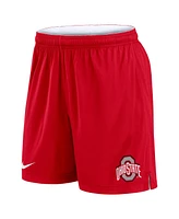 Nike Men's White/Scarlet Ohio State Buckeyes Primetime Reversible Performance Shorts