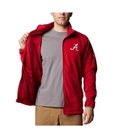 Columbia Men's Crimson Alabama Tide Flanker Iv Fleece Raglan Full-Zip Jacket