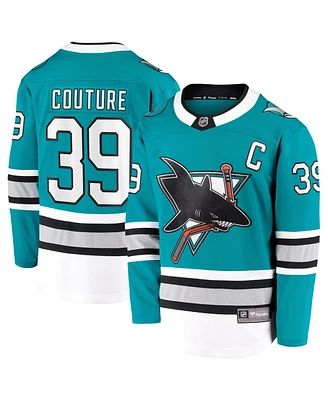 Fanatics Men's Logan Couture Teal San Jose Sharks 30th Anniversary Premier Breakaway Player Jersey