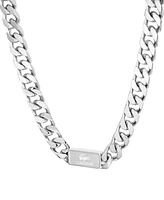 Lacoste Stainless Steel Backhand 21-1/2" Chain Necklace