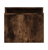 vidaXL Coffee Table Set Smoked Oak 39.4"x18.9"x15.7" Engineered Wood