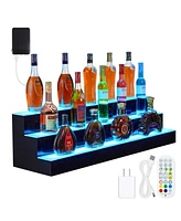 gaomon Led Wine Display Rack Acrylic Wine Rack