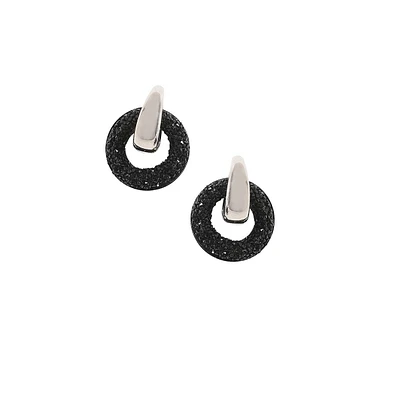 Sohi Circular Cluster Drop Earrings