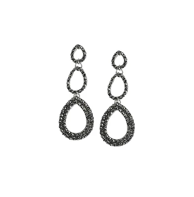 Hollow Teardrop Earrings