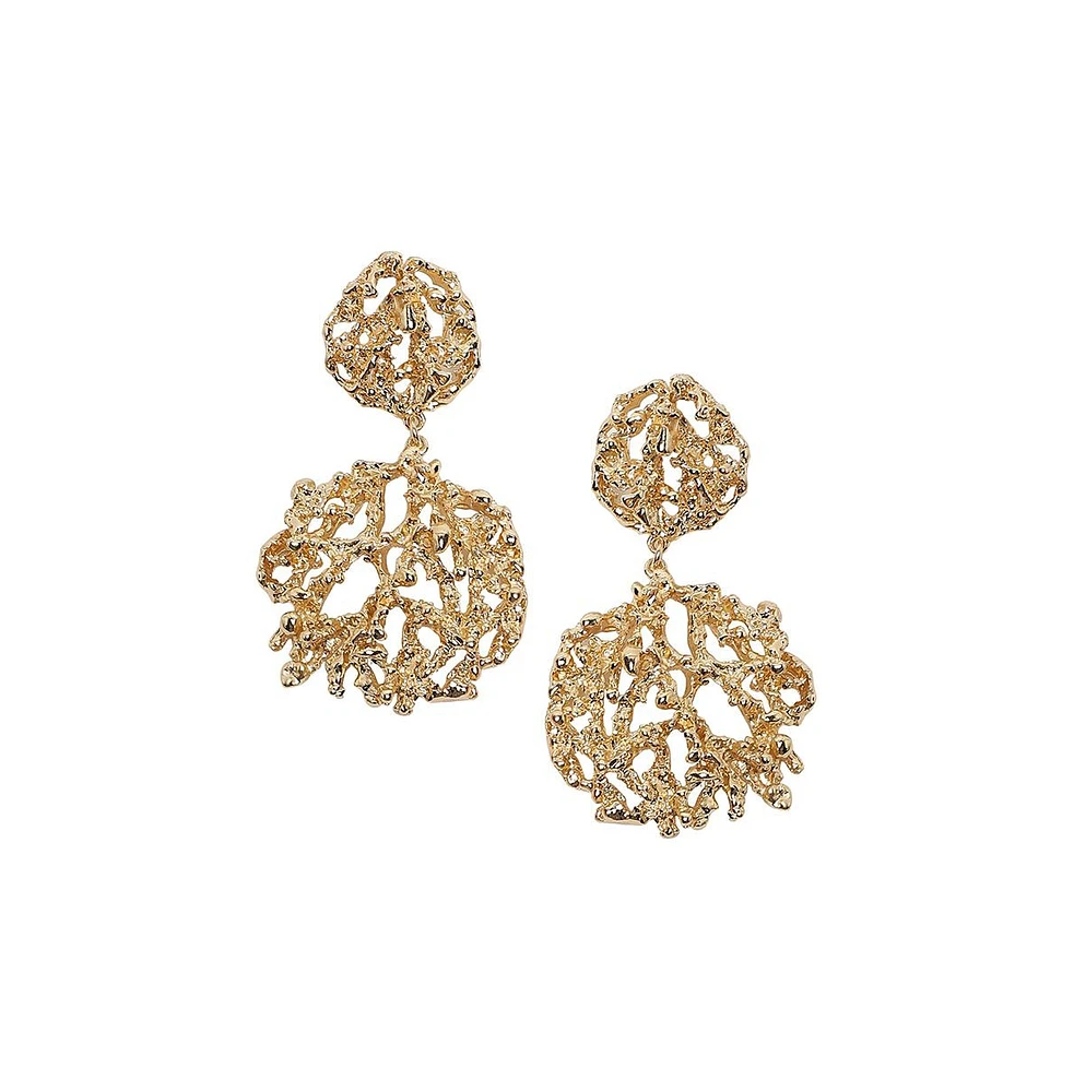 Sohi Dewy Dahlia Drop Earrings