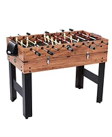 Lancaster Gaming Company Lancaster 3 in 1 Pool Billiard, Slide Hockey, Foosball Combo Arcade Game Table