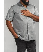 Regent Row Big & Tall commuter shirt short sleeve button down