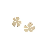 Minimal Flora Stud Earrings