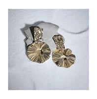 Sohi Textured Abstarct Drop Earrings