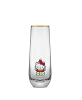 JoyJolt Hello Kitty and Friends Holiday Stemless Flutes, Set of 4