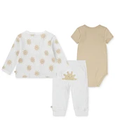 Huggies Baby Turn Me Around Cotton Jacket, Bodysuit & Pants, 3-Piece Set