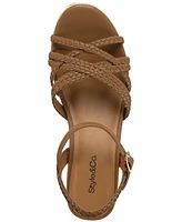 Style & Co Women's Vanaa Wedge Sandals, Exclusively at Macy's