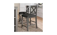 Slickblue 5-Piece Counter Height Table Set for Stylish and Functional Dining Spaces