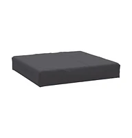 vidaXL Pallet Cushion Anthracite 23.6"x23.6"x2.4" Oxford Fabric