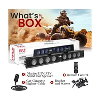 Pyle 46" Marine/Utv/Atv Waterproof Soundbar Speaker with Bluetooth & Rgb Lights