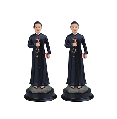 Fc Design "2-pc Set" 5"H Saint Toribio Romo Statue Toribio Romo Gonzalez Holy Figurine Statue Ornament Home Room Office Decor and Perfect Ideas for Ho