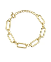 Rachel Zoe Gold Plated Bold Link Chain Bracelet