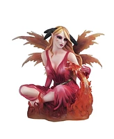 Fc Design "2-pc Set" 10"H Fire Fairy with Dragon Figurine Statue Ornament Home Room Office Decor and Perfect Ideas for Housewarming, Holidays and Birt