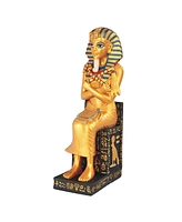 Fc Design "2-pc Set" 11"H Egyptian Pharaoh King Tut Black and Gold Tutankhamun Figurine Statue Ornament Home Room Office Decor and Perfect Ideas for H