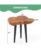 Slickblue Irregular End Table for Unique and Modern Living Room Decor