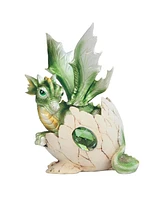 Fc Design "2-pc Set" 4"H August Birthstone Green Dragon Baby Hatchling Figurine Statue Ornament Home Room Office Decor and Perfect Ideas for Housewarm