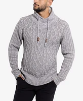 X-Ray Men's Shawl Neck Knit Sweater