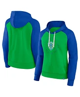 Fanatics Women's Rave Green Seattle Sounders Fc Instep Pullover Hoodie