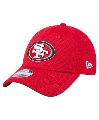 New Era Big Boys and Girls Scarlet San Francisco 49ers Main 9FORTY Adjustable Hat