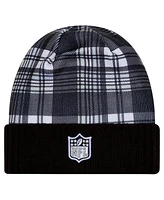 New Era Men's Black Las Vegas Raiders Sideline Statement Cuffed Knit Hat