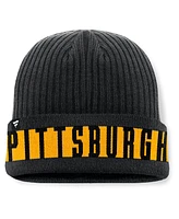 Fanatics Men's Black Pittsburgh Penguins Blueliner Cuffed Knit Hat